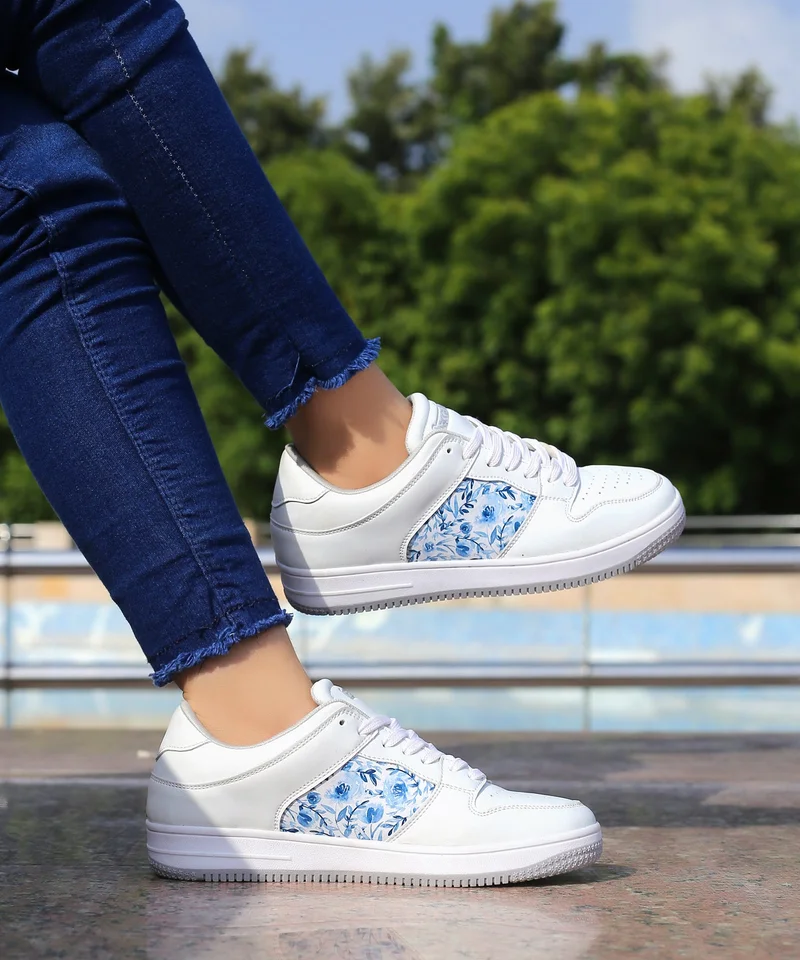 Bacca Bucci White BLISS Low Top Sneakers for Women | Best Price UAE